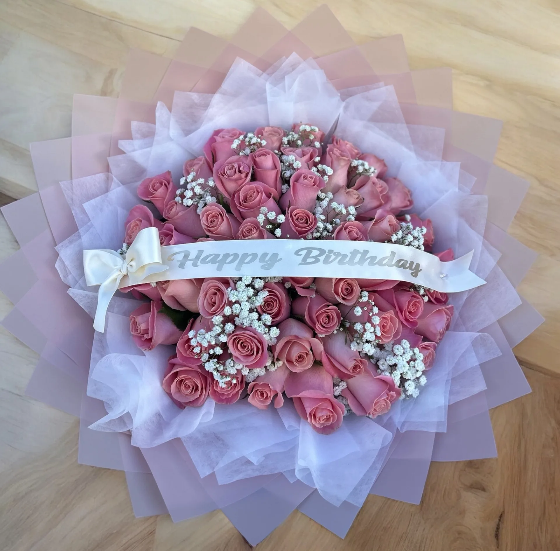 Hermosa Pink Rose Bouquet Hermosa Pink Rose Bouquet