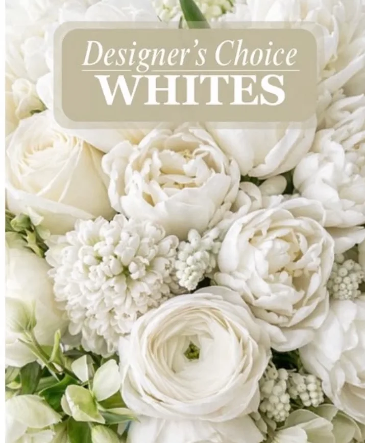 All Wrapped Up In White Designer’s Choice Arrangement All Wrapped Up In White Designer’s Choice Arrangement