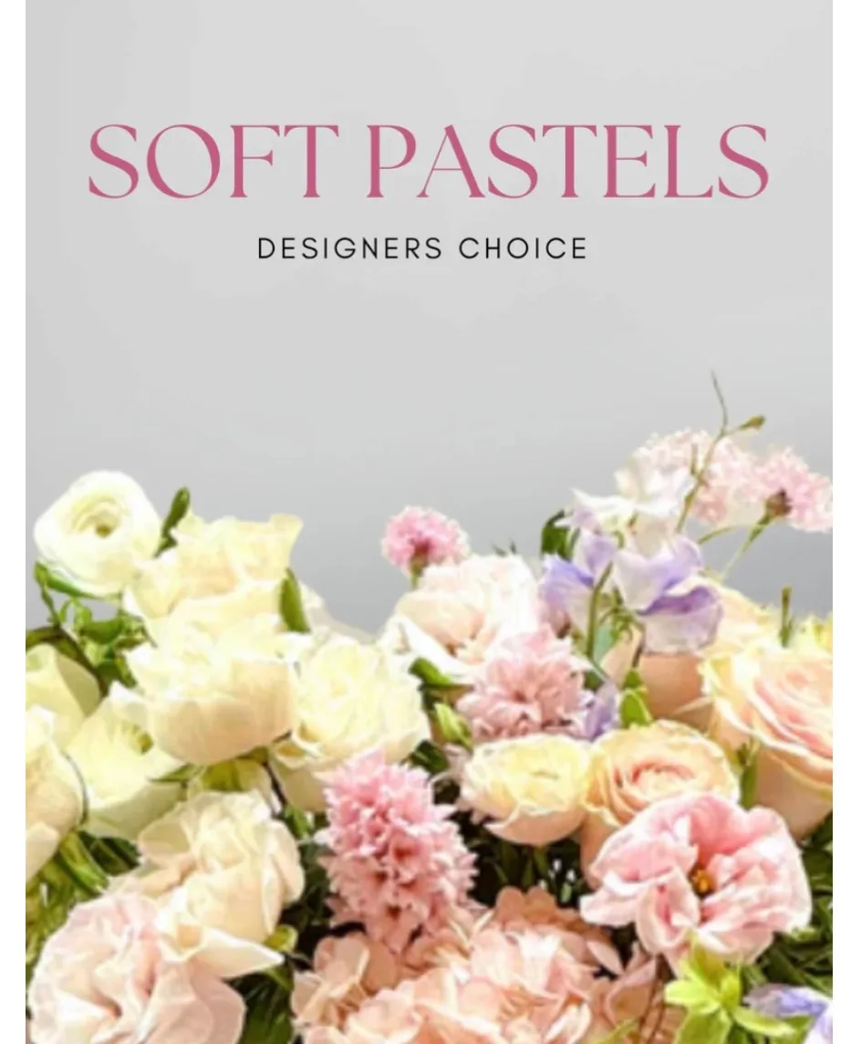 Soft Pastels Designers Choice Arrangement Soft Pastels Designers Choice Arrangement