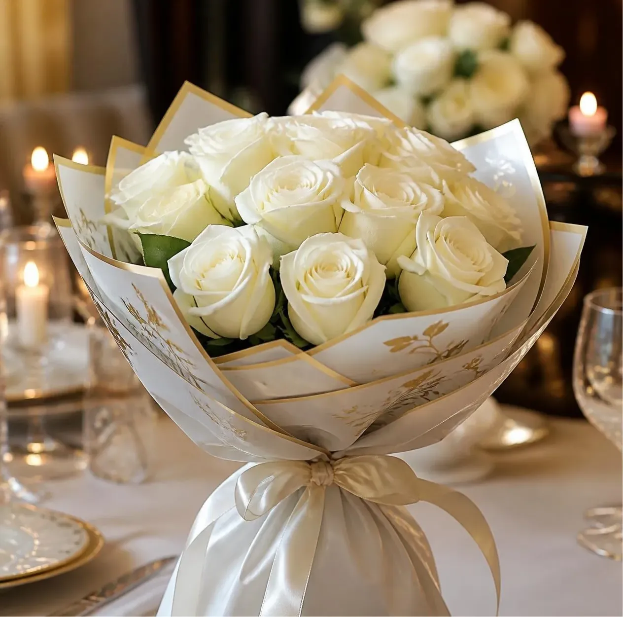 Seasonal Wrapped Bouquet — Florist’s Choice Seasonal Wrapped Bouquet — Florist’s Choice