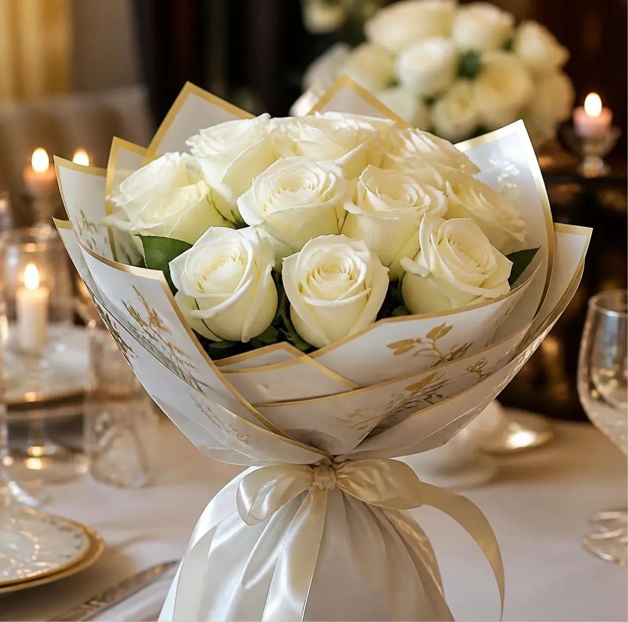 Seasonal Wrapped Bouquet — Florist’s Choice
