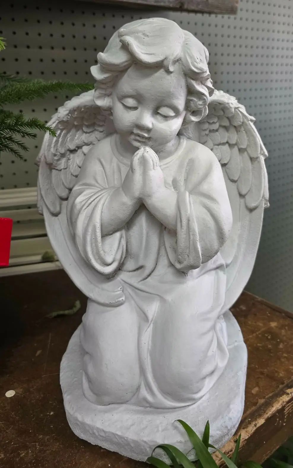 Cherub Planter 15" outdoor Statue