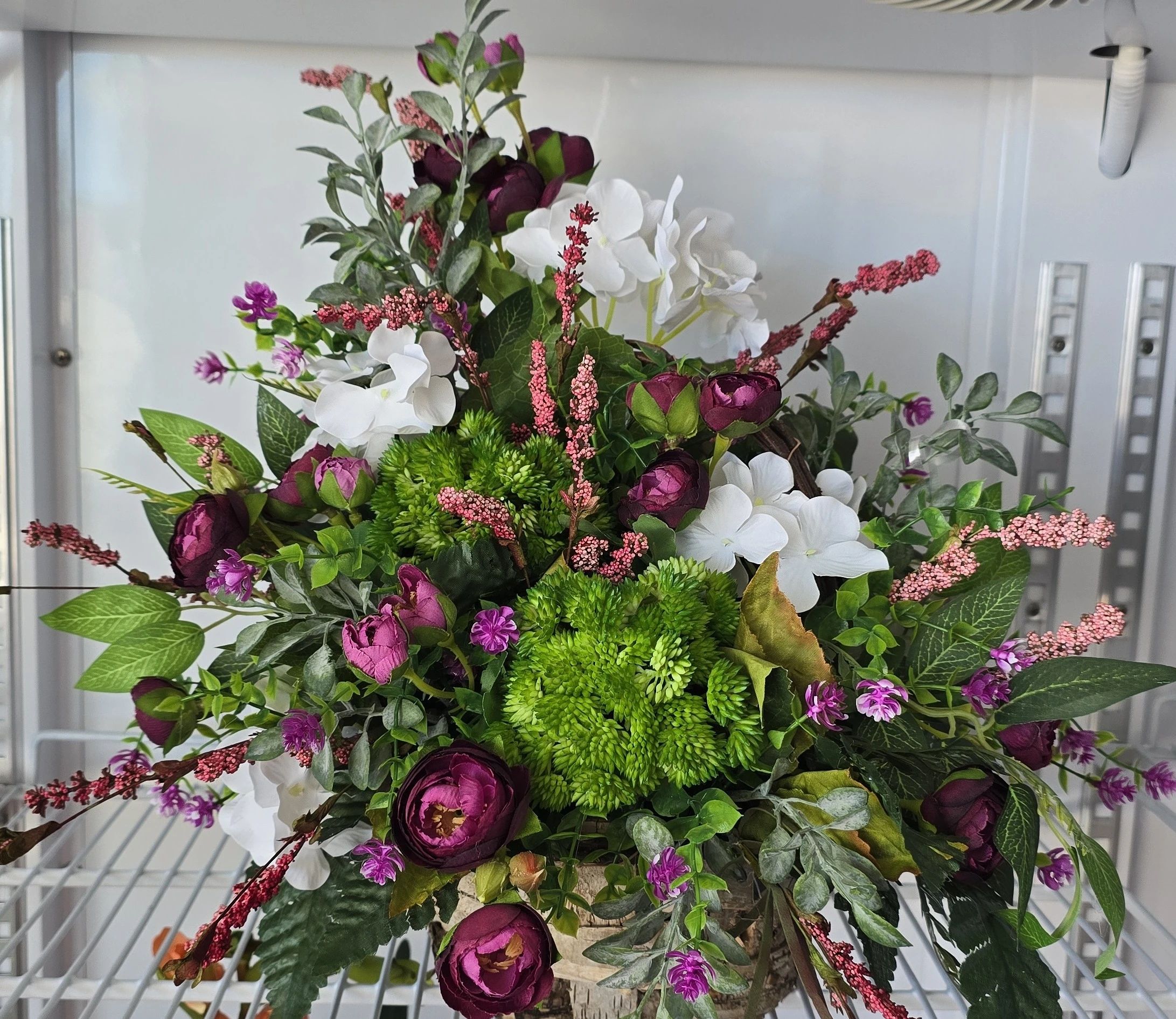 Table Spray Silk Flowers
