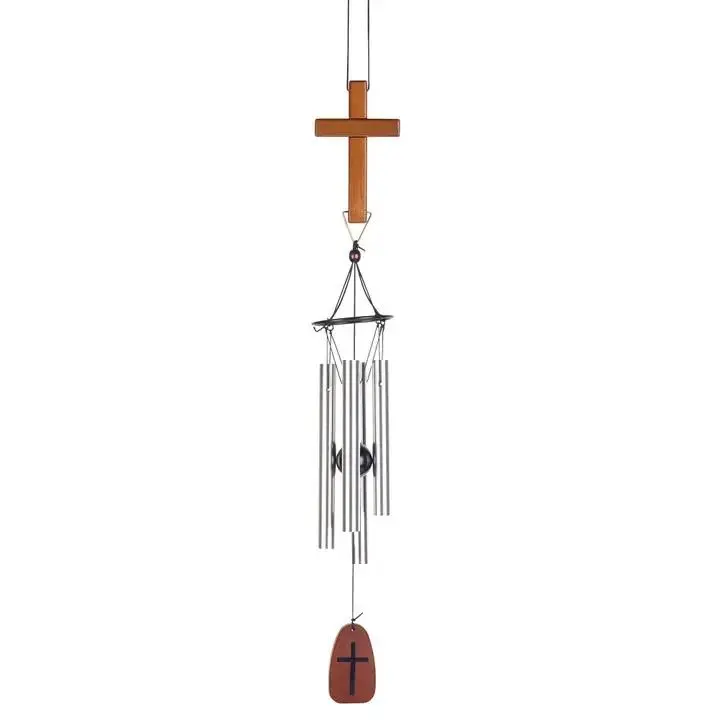Wood Cross Windchime Wood Cross Windchime