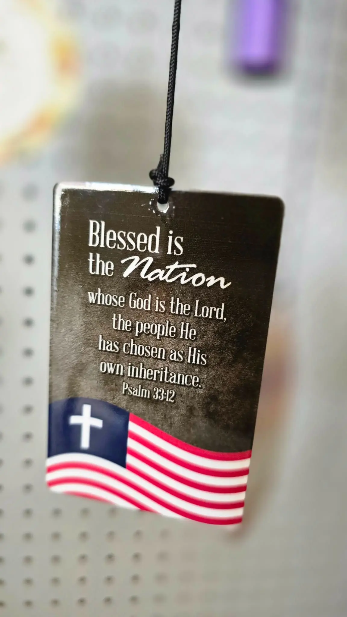 Windchime Blessed Is the Nation 35in Windchime Blessed Is the Nation 35in