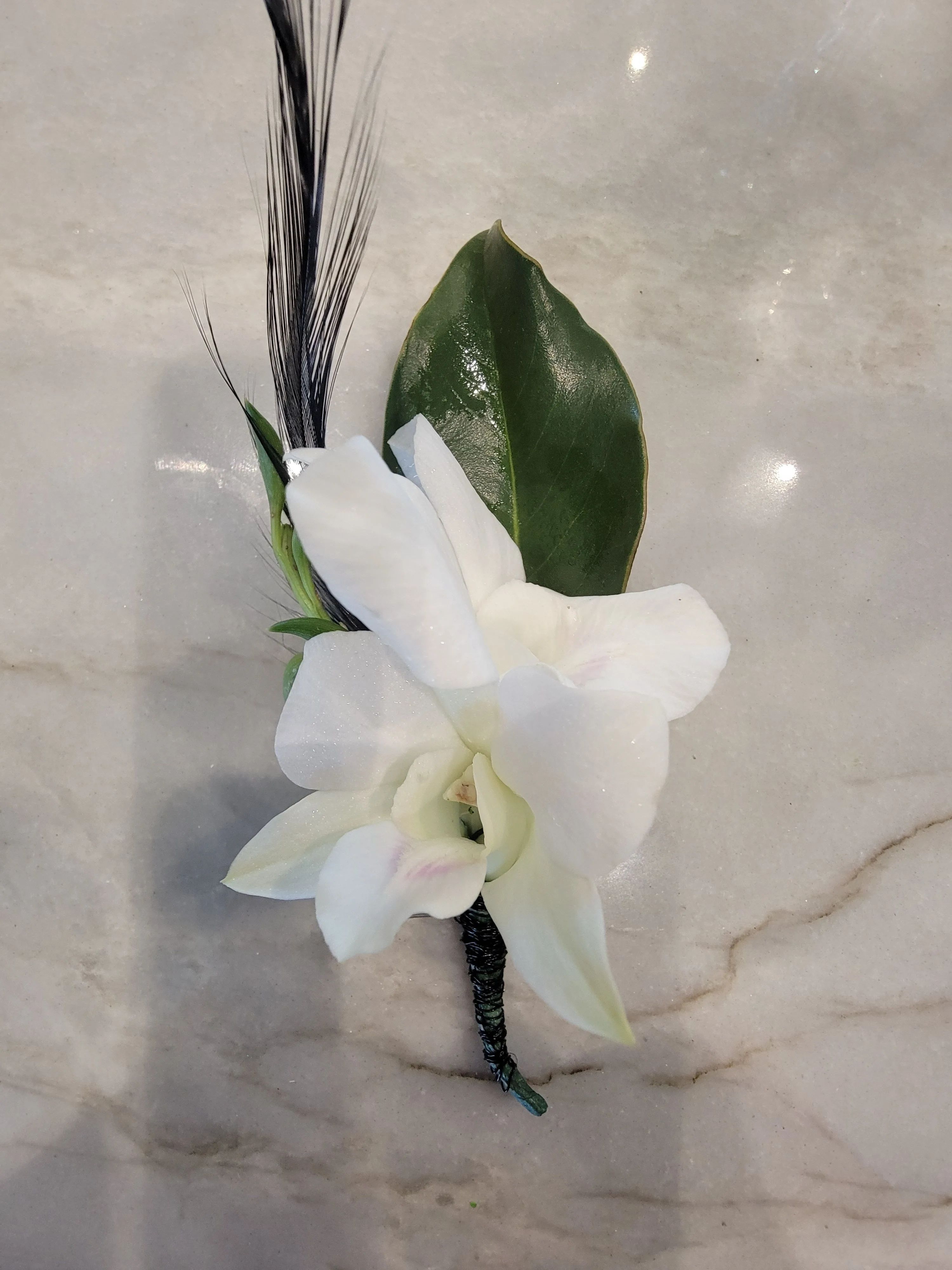 Orchid Boutonierre