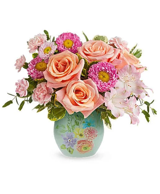 Watercolor Garden Bouquet Watercolor Garden Bouquet