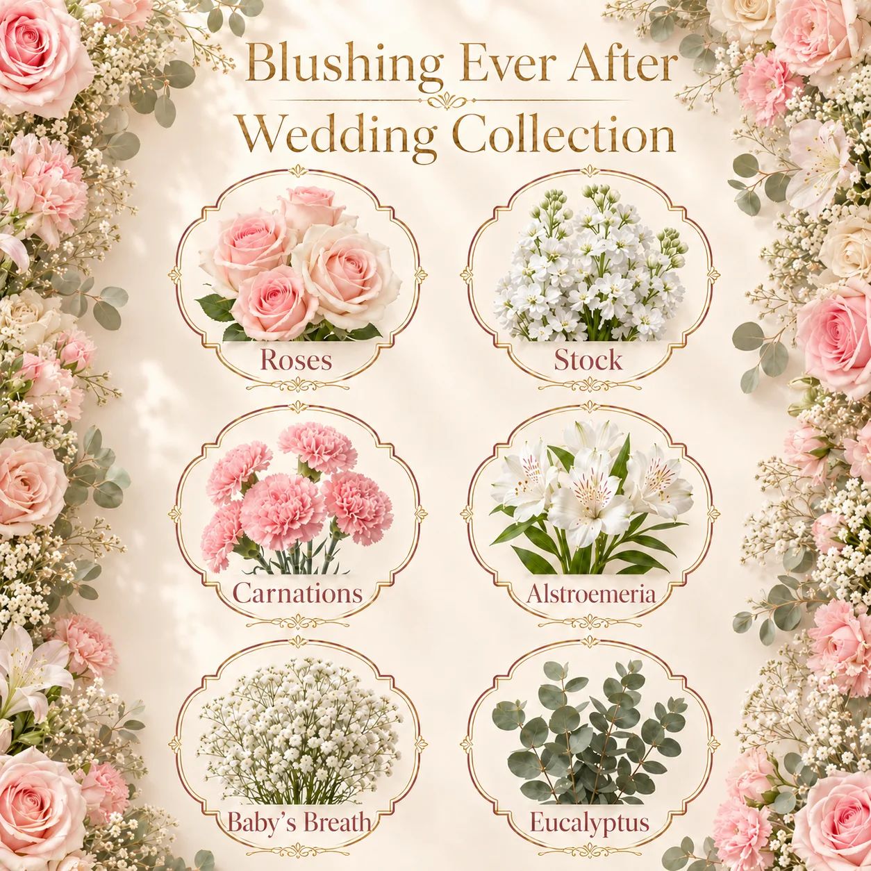 Blushing Ever After DIY Wedding Florals