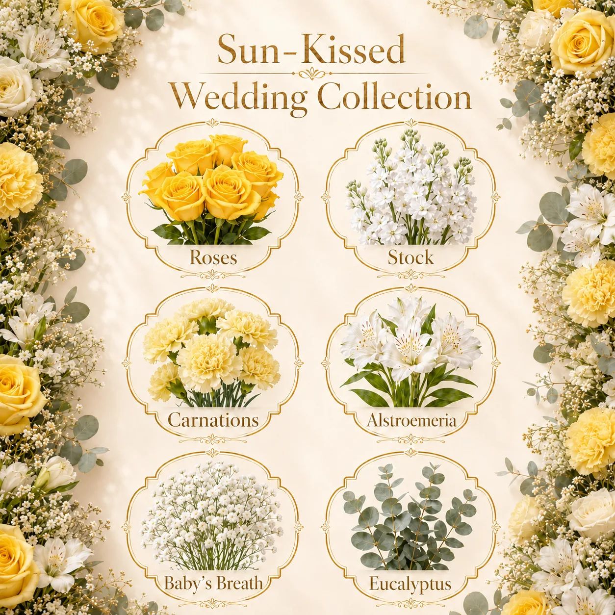Sun-Kissed DIY Wedding Florals