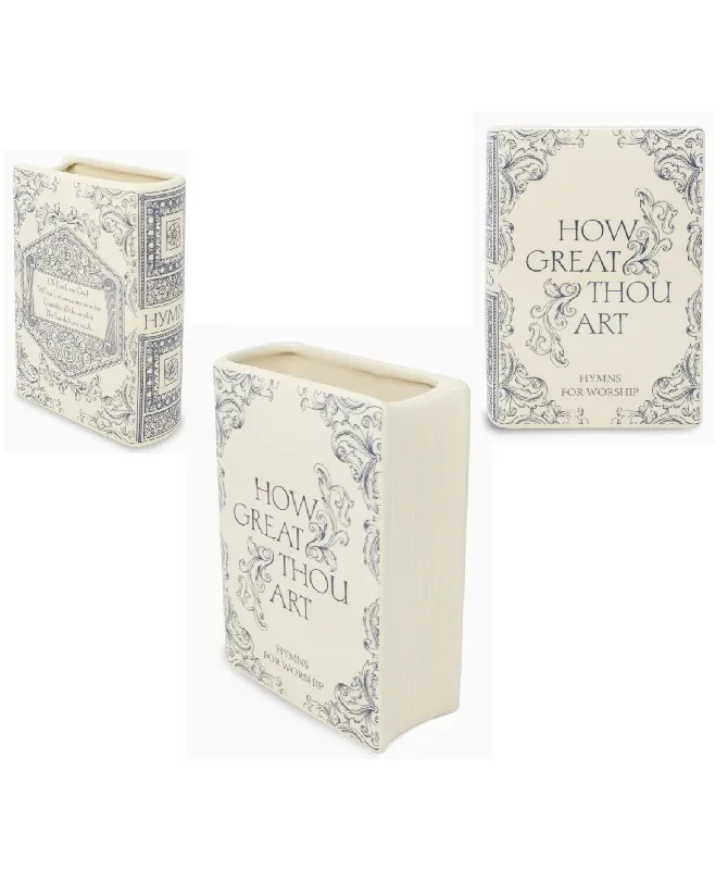 Keepsake Book Vase - Book of Hymns Keepsake Vase Keepsake Book Vase - Book of Hymns Keepsake Vase