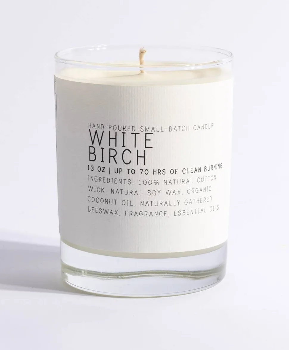 "Just Bee" White Birch hand poured soy wax natural candle "Just Bee" White Birch hand poured soy wax natural candle