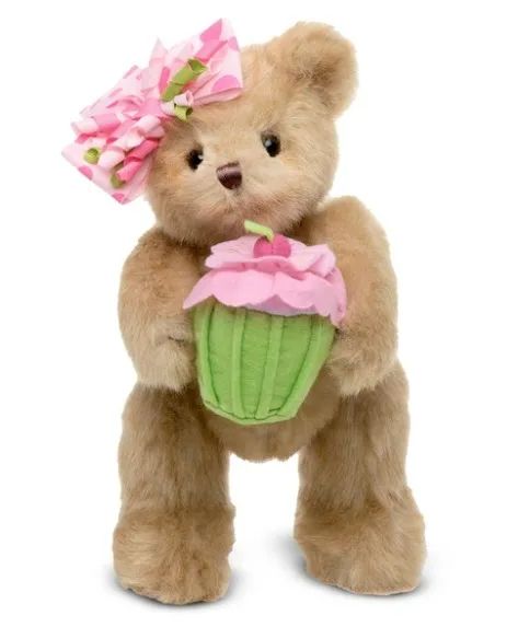 Bearington Casey Cupcake Plush Bear