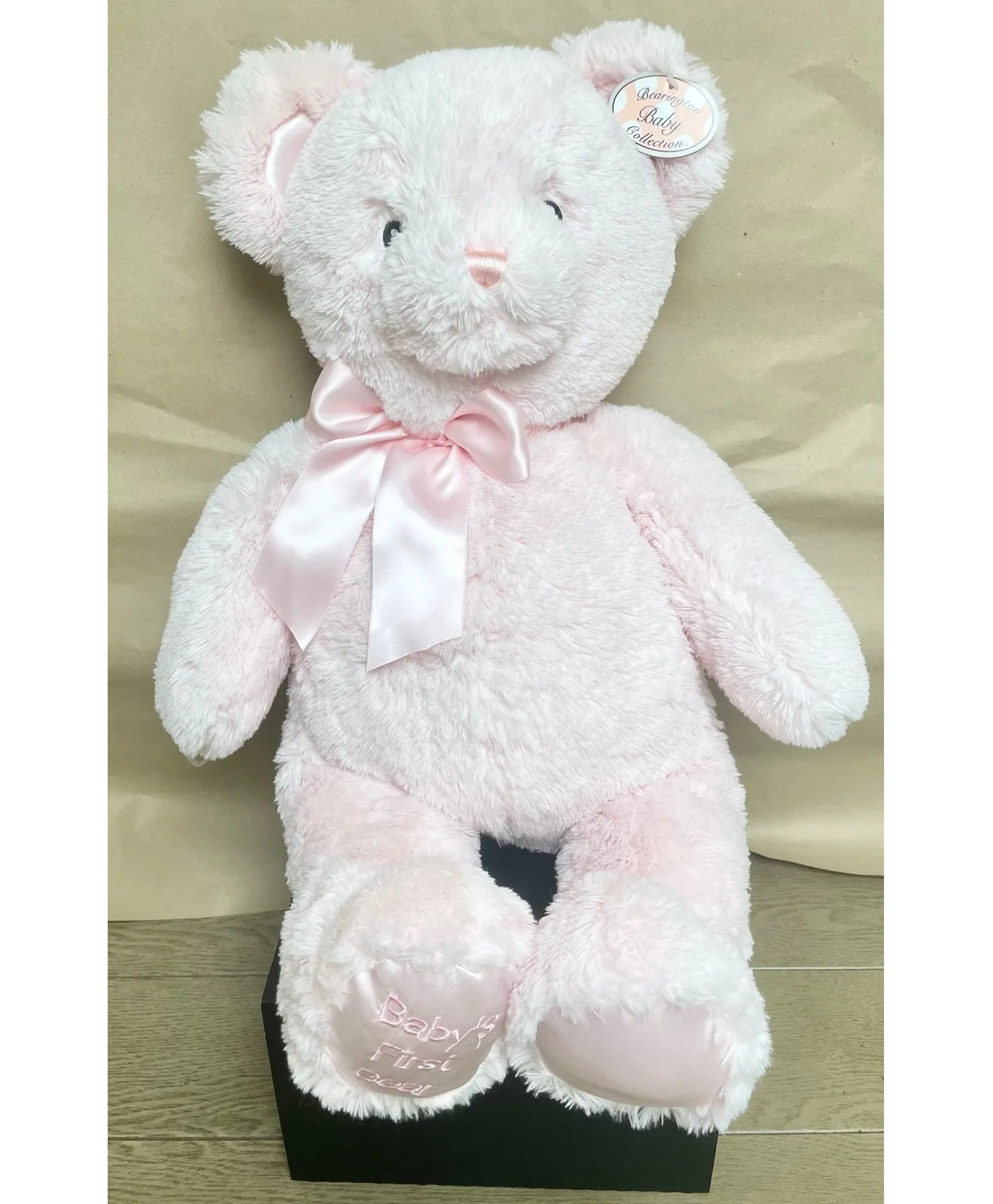 Baby's First Bear Pink Bearington Collection Baby's First Bear Pink Bearington Collection