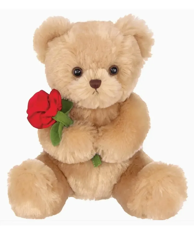Bearington Remington the Teddy with Rose Plush Bear Bearington Remington the Teddy with Rose Plush Bear