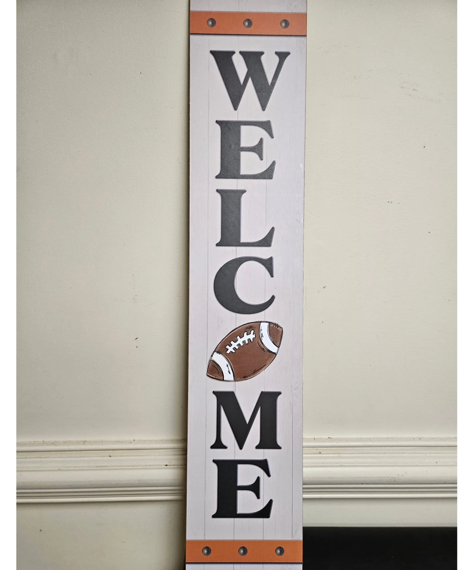 Welcome Football theme sign Welcome Football theme sign