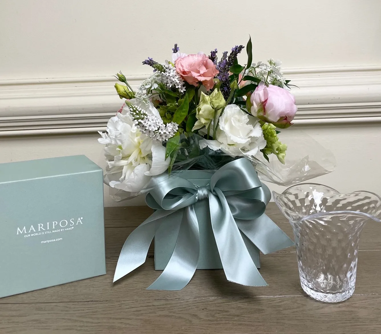 Mariposa Keepsake Vase Fresh Arrangement Mariposa Keepsake Vase Fresh Arrangement