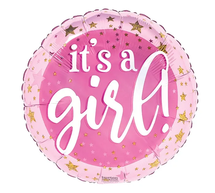 "It's a girl" Mylar Balloon "It's a girl" Mylar Balloon