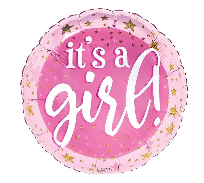 "It's a girl" Mylar Balloon