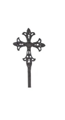 4.5" Iron Cross on Stake