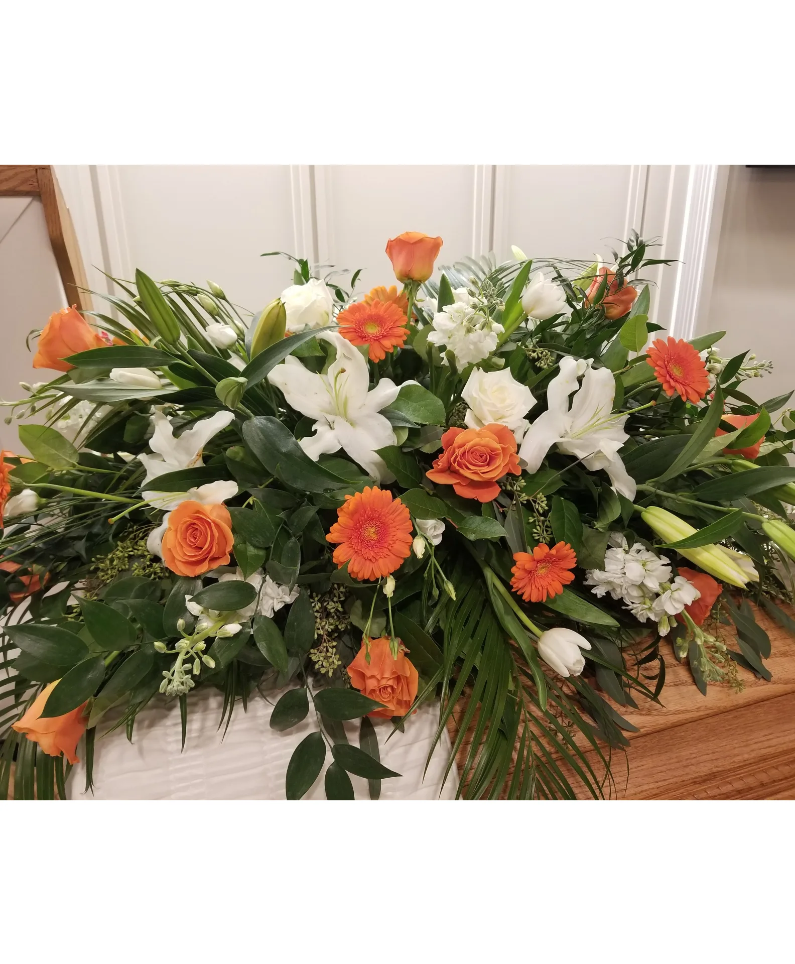 Tennessee Vol Fan Casket flowers Tennessee Vol Fan Casket flowers