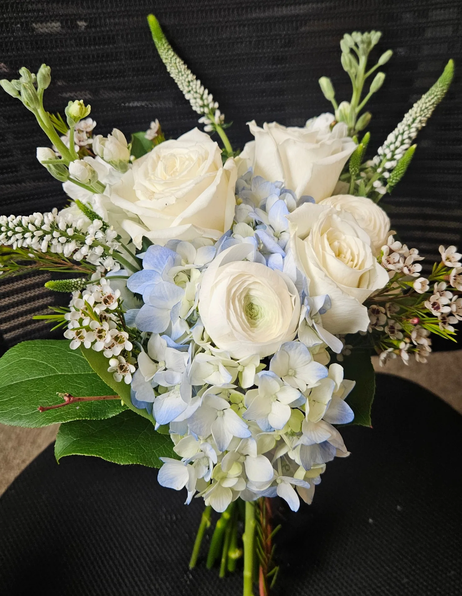 Heavenly blue Prom bouquet Heavenly blue Prom bouquet