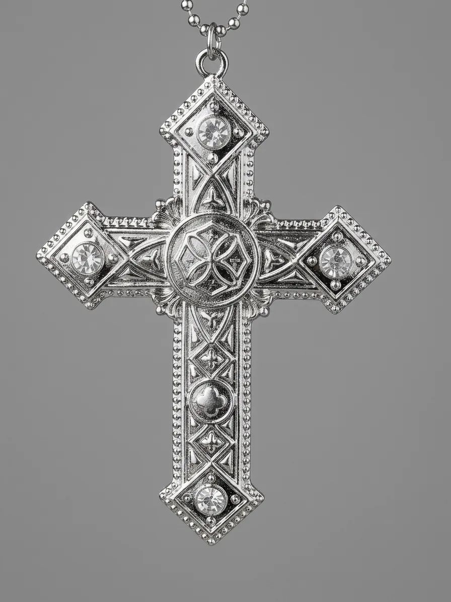 4" Metal Cross