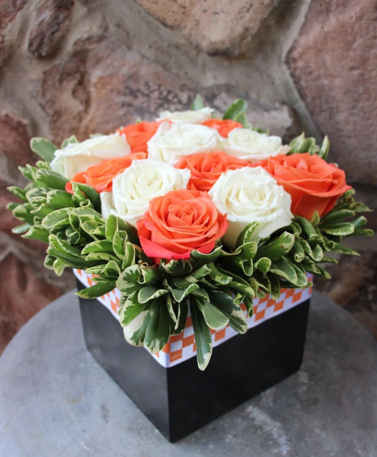 UT Stadium Box Rose Arrangement