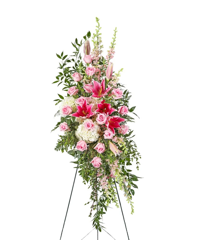 Forever Adored Standing Spray Sympathy Arrangement Forever Adored Standing Spray Sympathy Arrangement