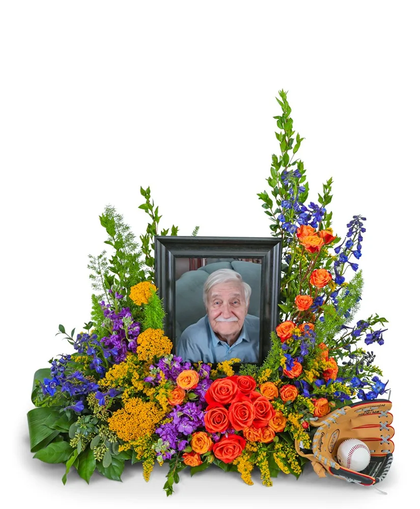 Tears in Heaven Personalized Memorial Tribute Sympathy Arrangement Tears in Heaven Personalized Memorial Tribute Sympathy Arrangement