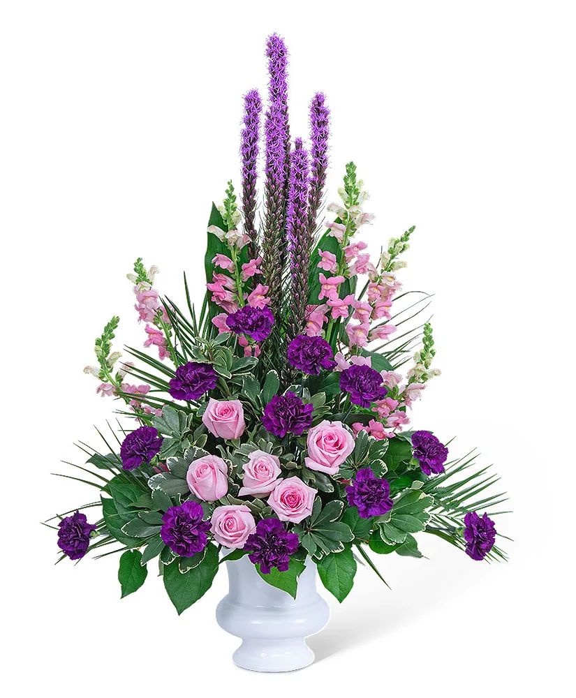 Garden of Life Urn Funeral Arrangement
