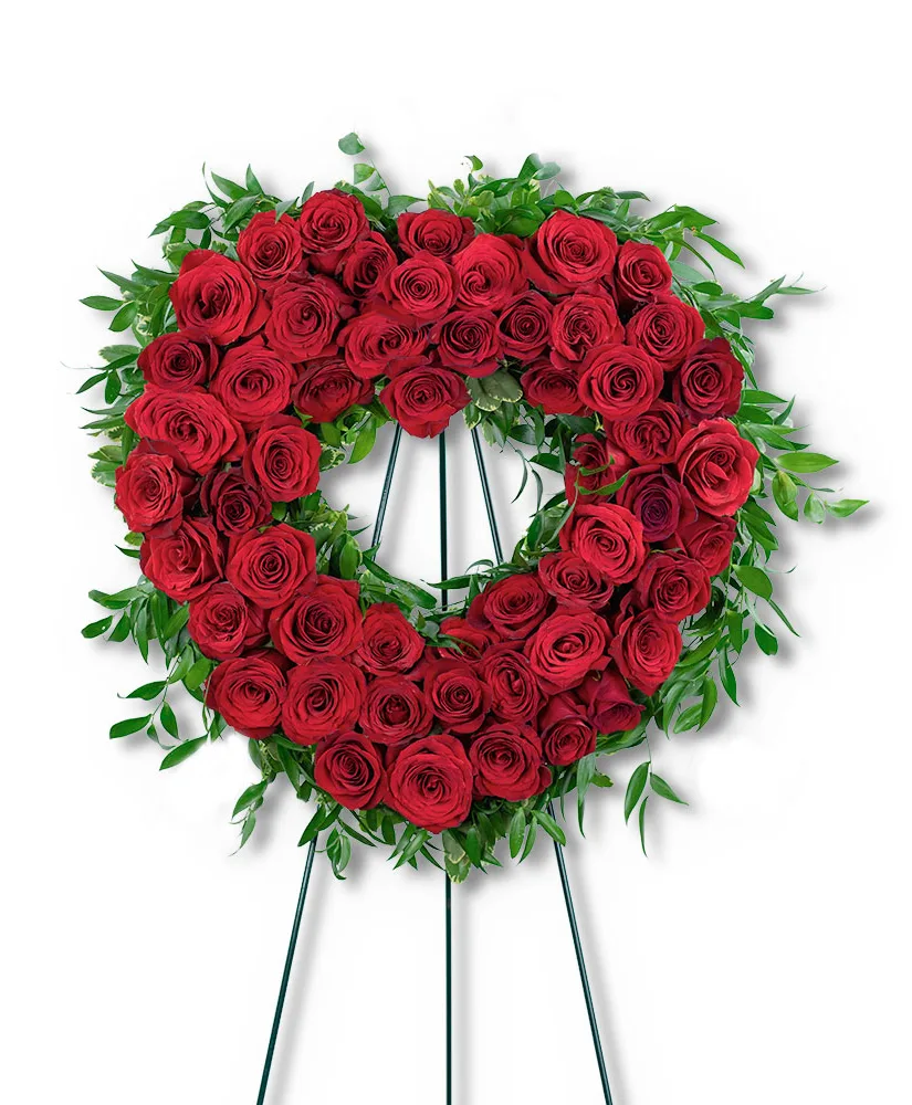 Abiding Love Heart Funeral Arrangement Abiding Love Heart Funeral Arrangement