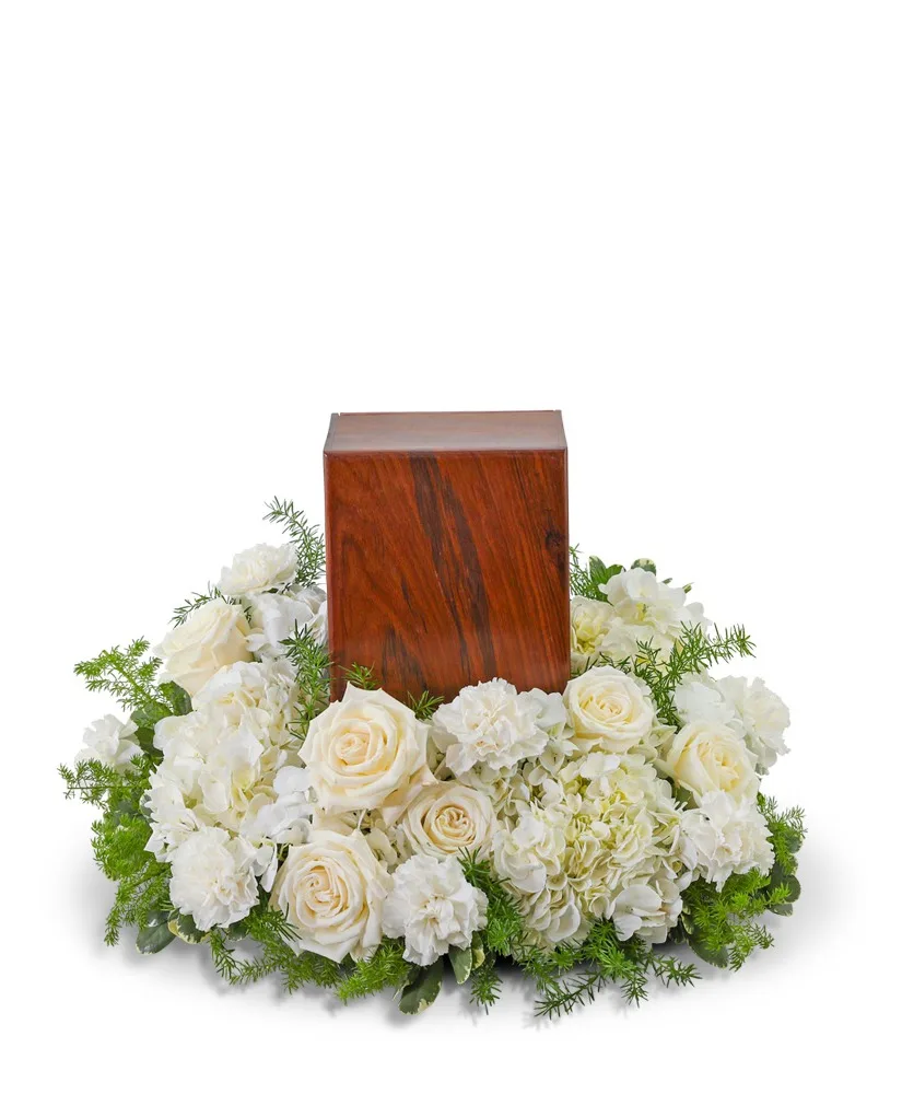 Angels Among Us Urn Surround Sympathy Arrangement Angels Among Us Urn Surround Sympathy Arrangement