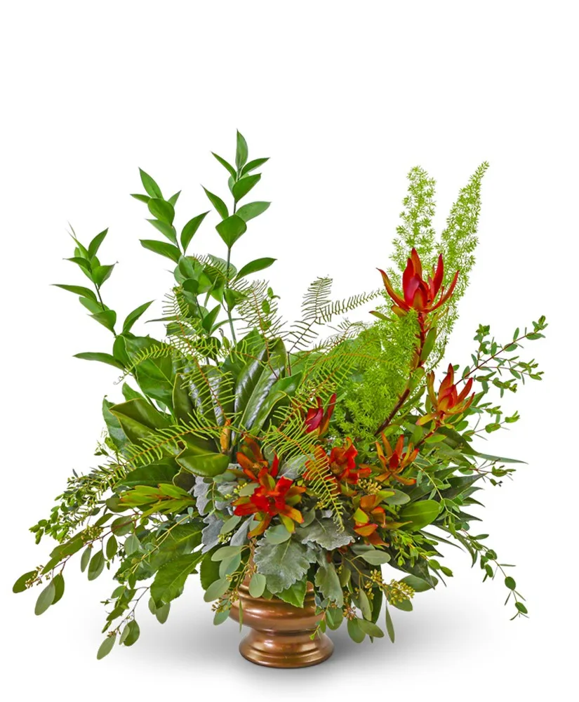 Verdant Farewell Urn Sympathy Arrangement Verdant Farewell Urn Sympathy Arrangement