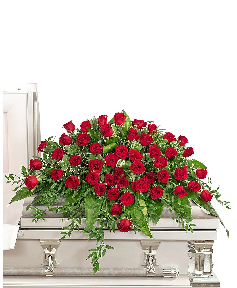 Everlasting Love Casket Spray Funeral Arrangement Everlasting Love Casket Spray Funeral Arrangement