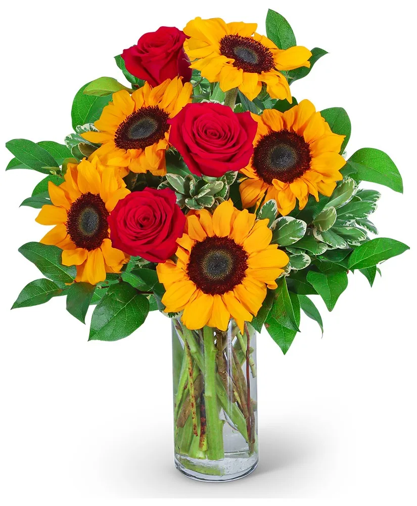 Rosy Sunflowers Flower Arrangement Rosy Sunflowers Flower Arrangement