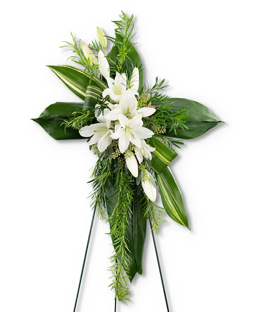 Cross of Comfort Funeral Arrangement Cross of Comfort Funeral Arrangement