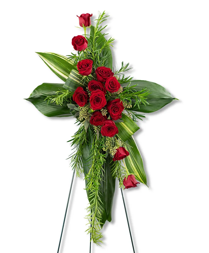 Abiding Love Cross Funeral Arrangement Abiding Love Cross Funeral Arrangement