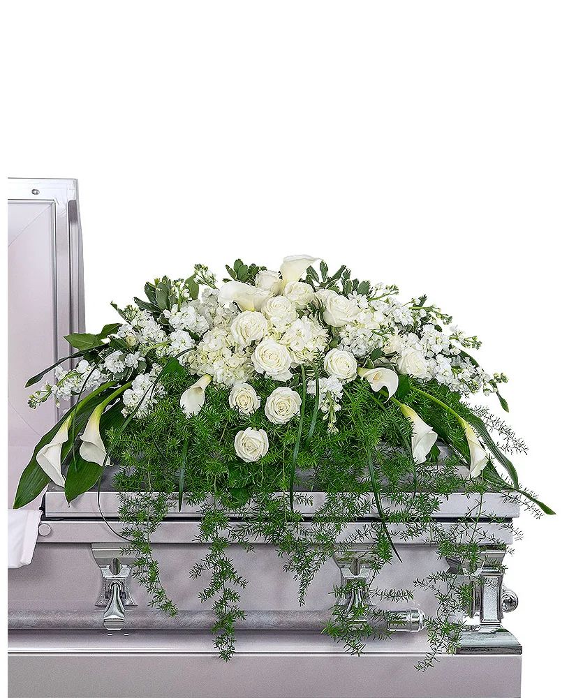 Eternal Peace Casket Spray Funeral Arrangement