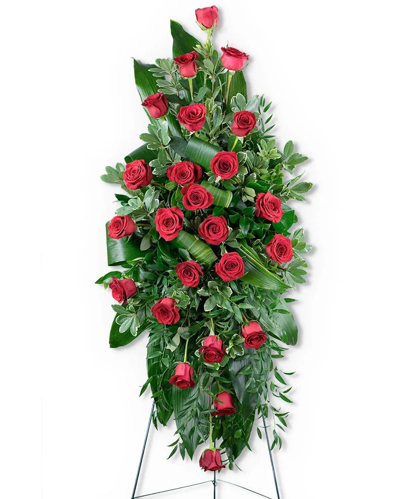 Abiding Love Standing Spray Funeral Arrangement