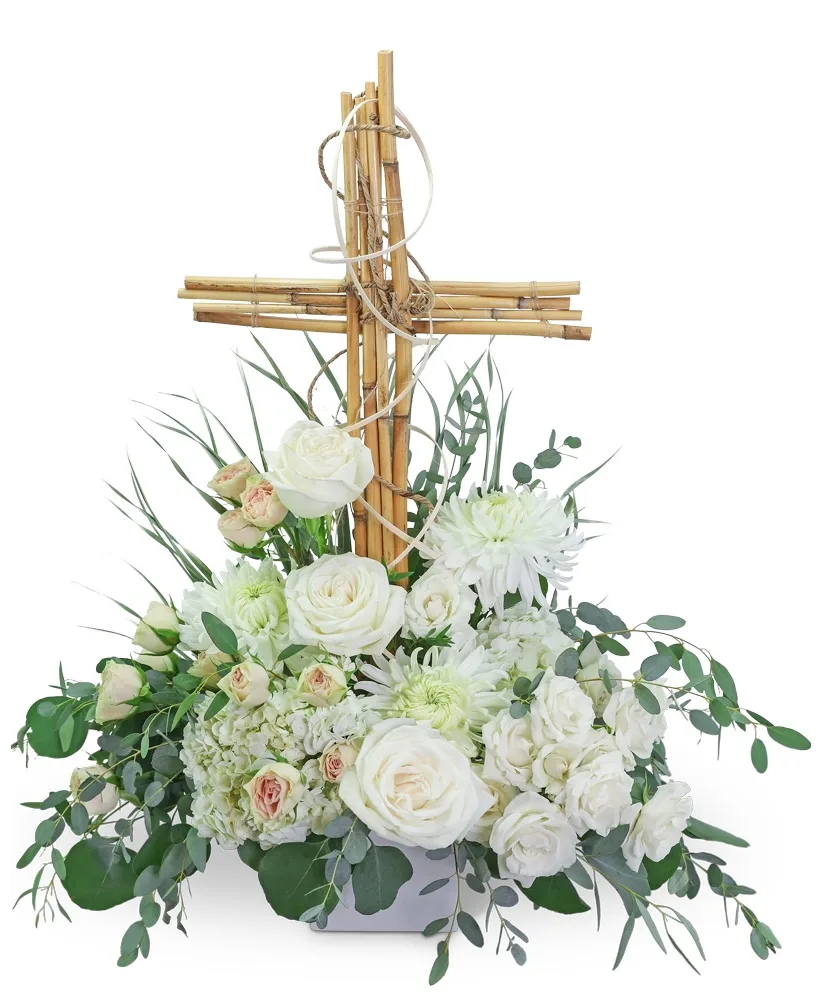 Blessed Assurance Flower Arrangement Blessed Assurance Flower Arrangement