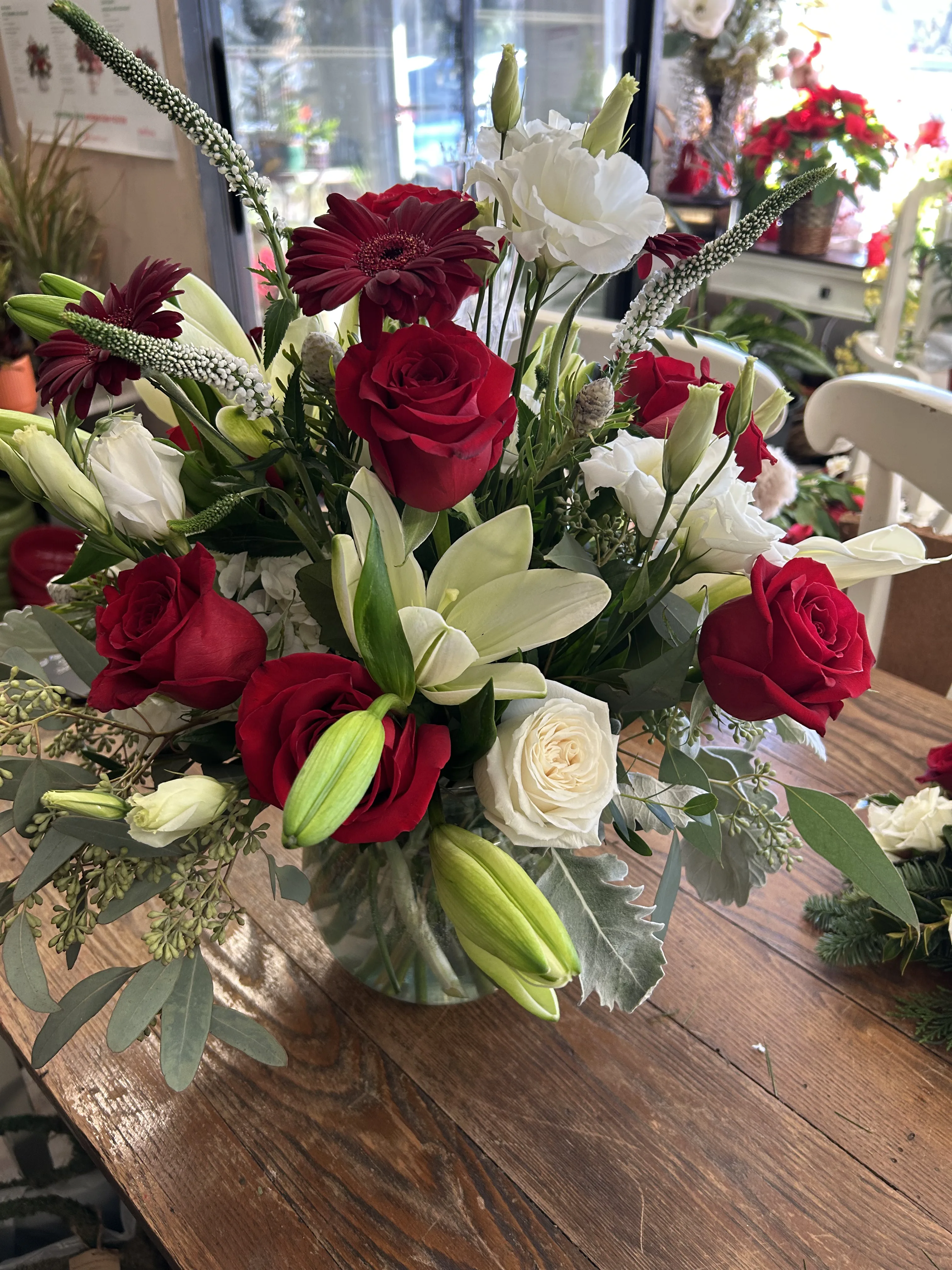 Creamy Raspberry Bouquet
