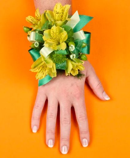 SPRING SUNSHINE Prom Corsage