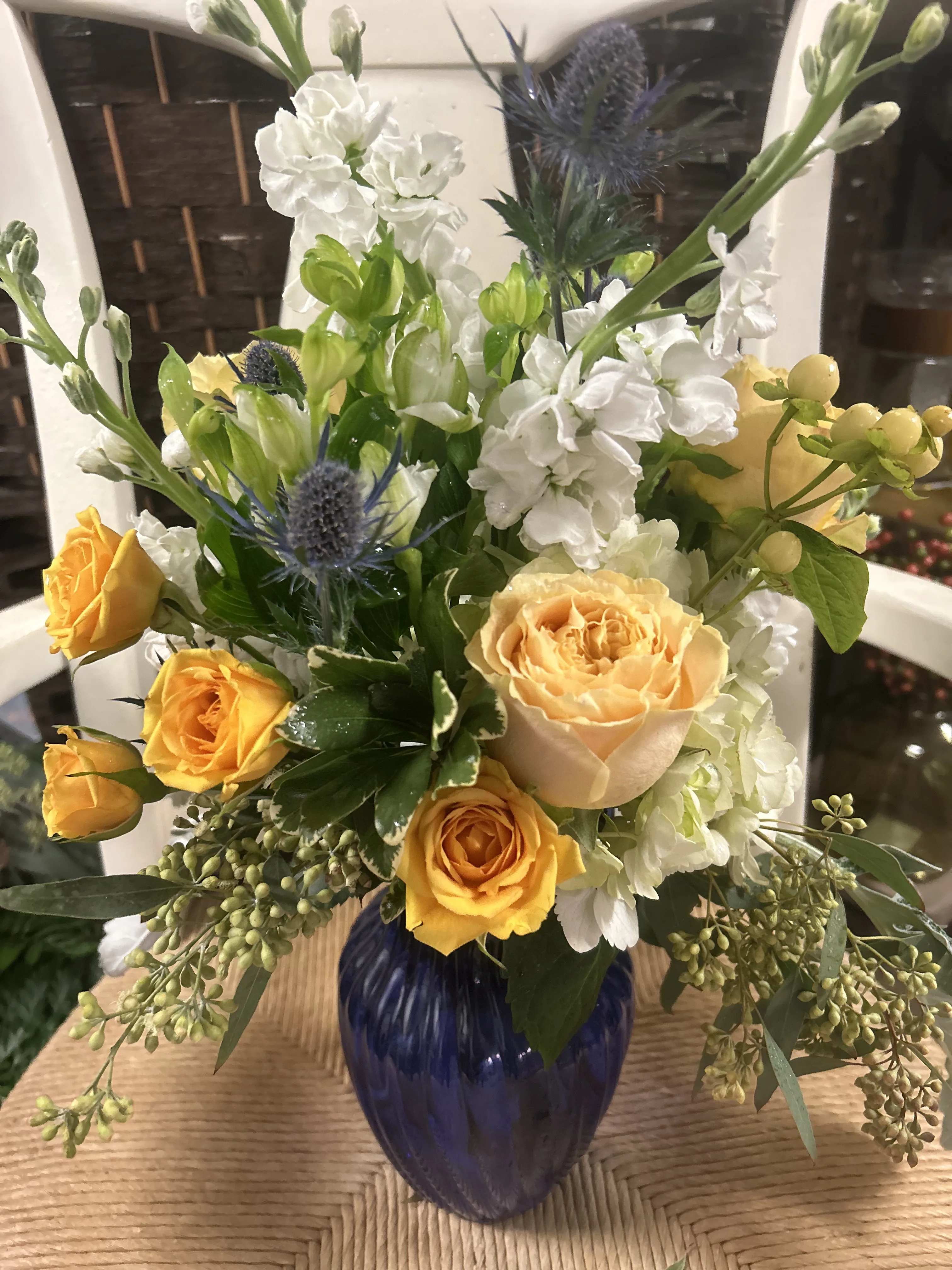 Sunshine Blues Bouquet