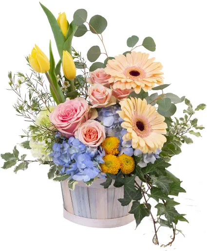 Spring Morning Basket Arrangement Spring Morning Basket Arrangement