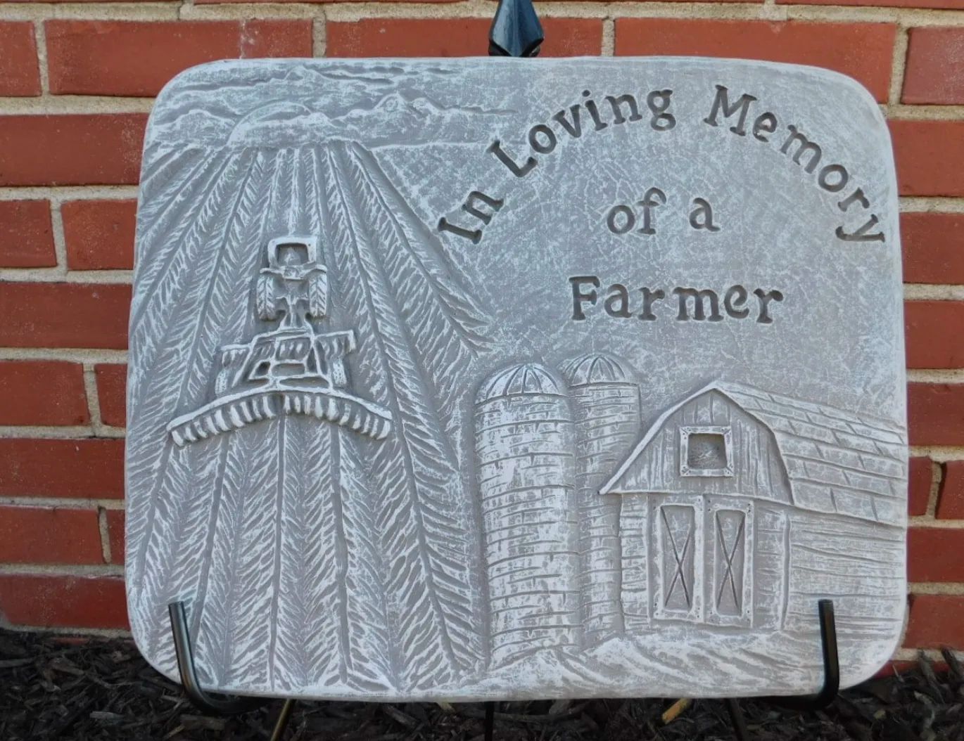 Memory of a Farmer Memorial Plaque