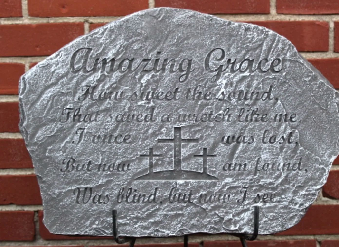 Amazing Grace Memorial Plaque
