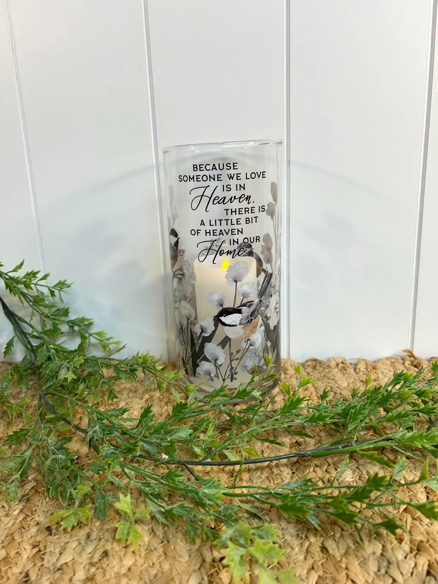 Chickadee Hurricane Candle Chickadee Hurricane Candle
