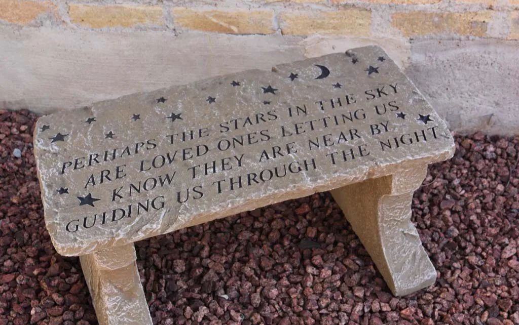 Perhaps The Stars Memorial Bench