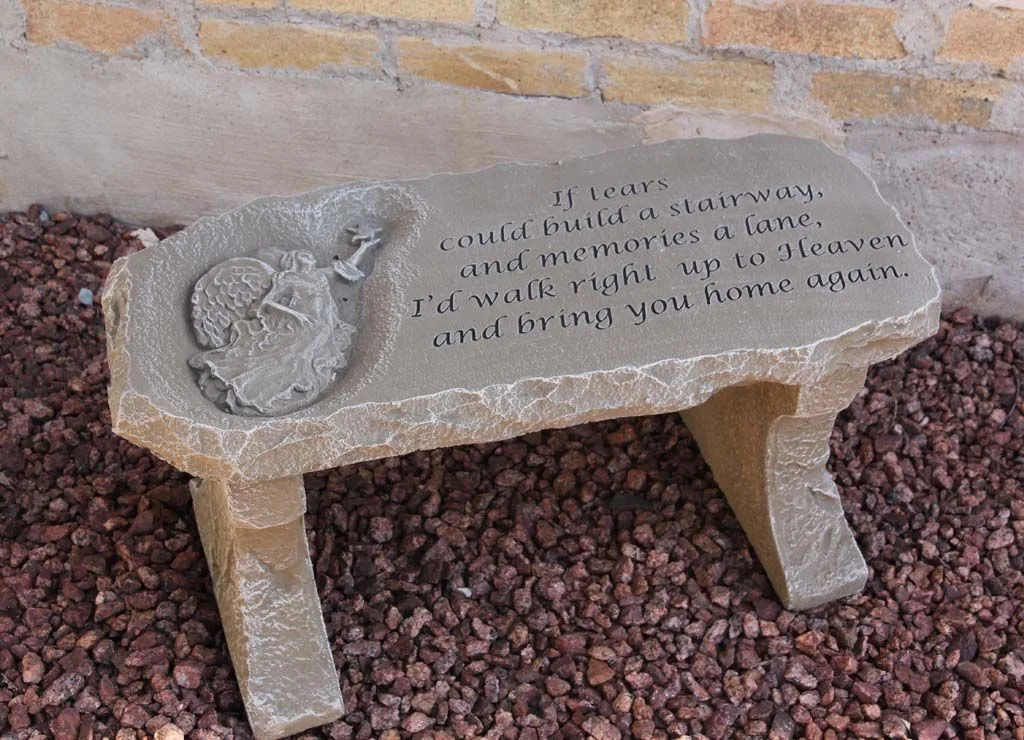 Angel Memorial Bench Angel Memorial Bench