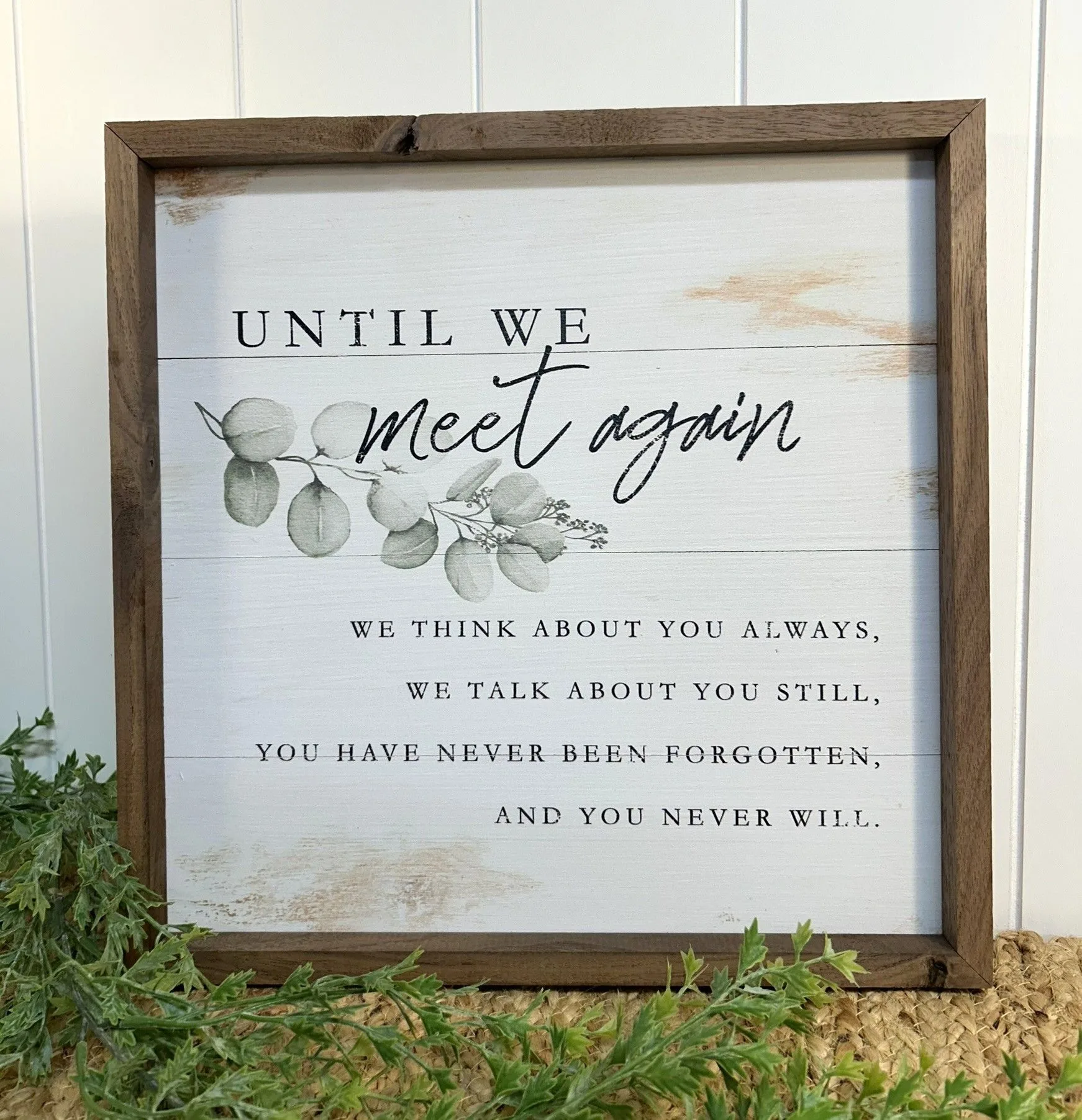 Until We Meet Again Wall Art Until We Meet Again Wall Art